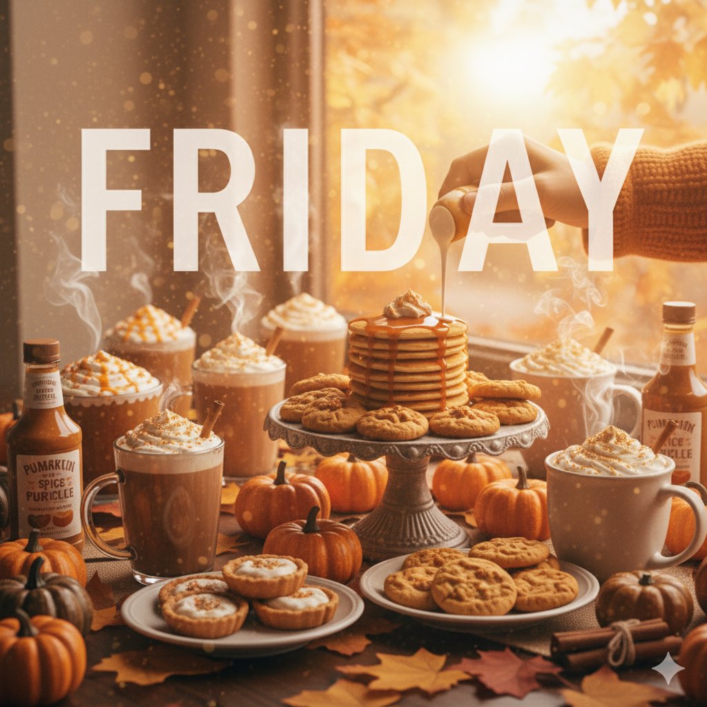 ASecousse's tweet photo. Now, add a little spice… Happy Fall Friday! https://t.co/2ZX4py8ZuB
