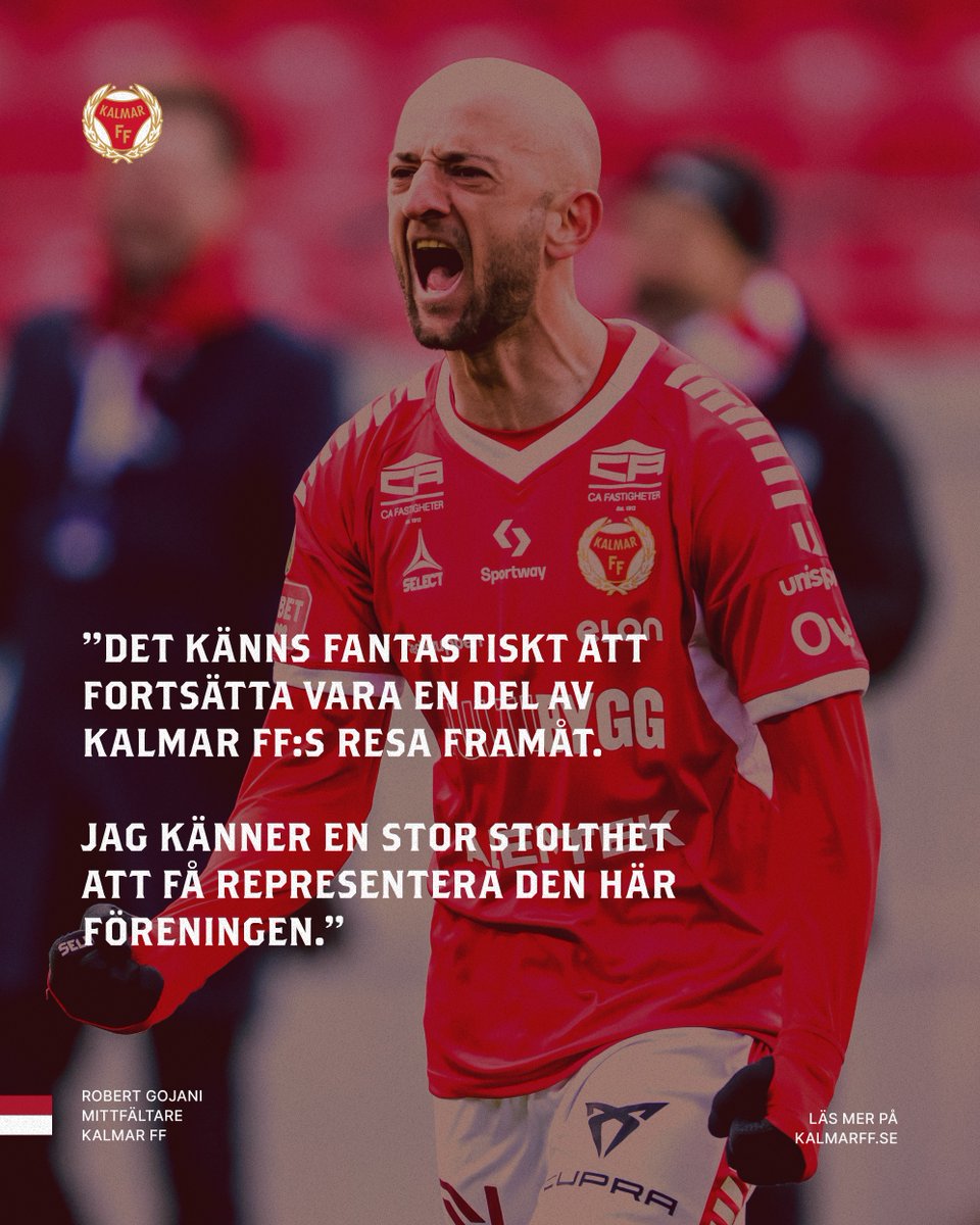 Robert Gojani förlänger avtalet med Kalmar FF. 
kalmarff.se/robert-gojani-…