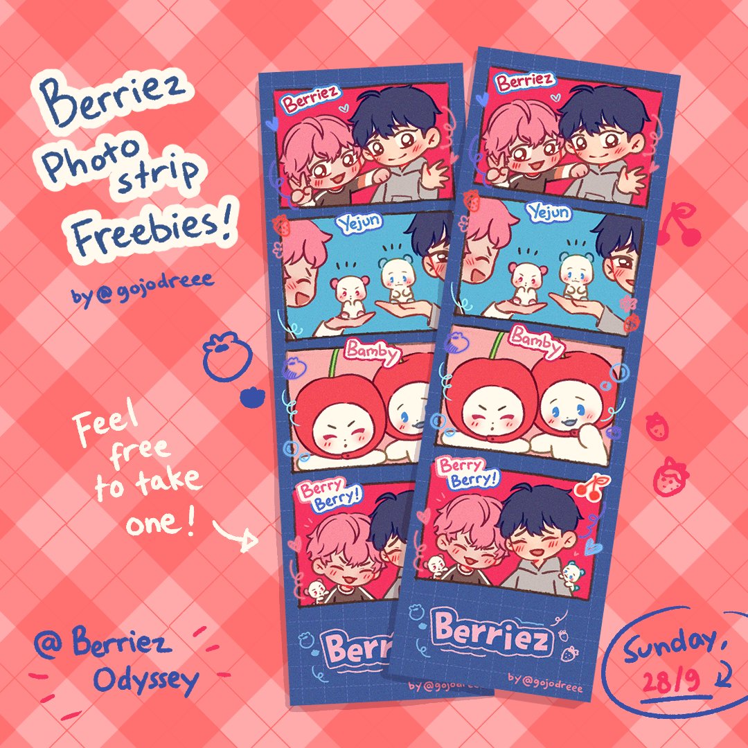 Odre 🖤🤍 CFXX K55-56 (@gojodreee) on Twitter photo My freebies for <a href="/berriezweety/">The Berriez Odyssey🫐🍓</a> event this Sunday!
Sampai ketemu nanti yaaa 🥺🩷💙 My freebies for <a href="/berriezweety/">The Berriez Odyssey🫐🍓</a> event this Sunday!
Sampai ketemu nanti yaaa 🥺🩷💙