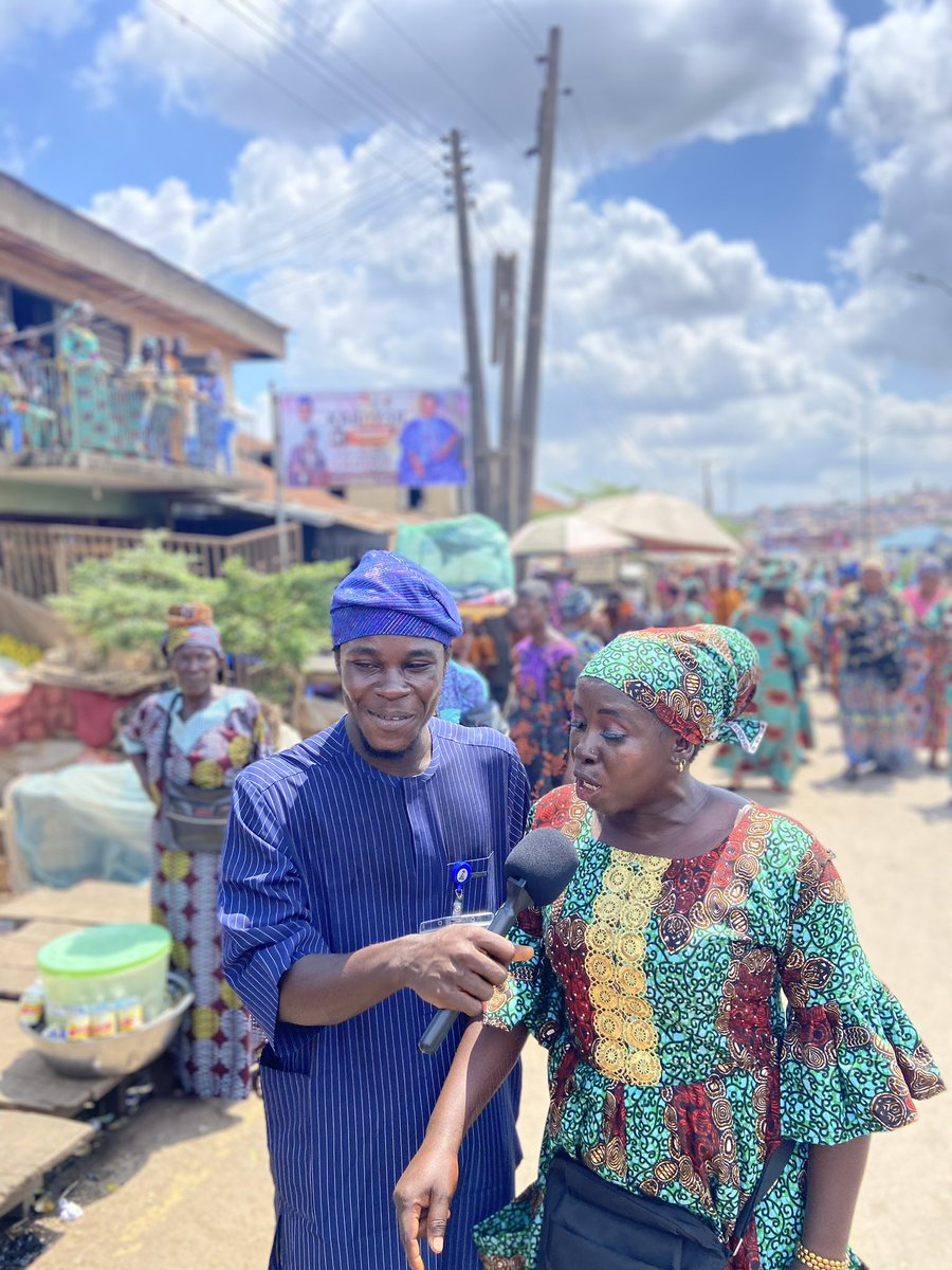 Everybody in ibadan is happy for the new king 👑 
You can see the Joy on our face 

#olubadancoronation