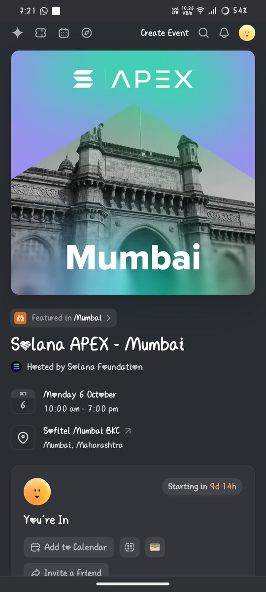 saurav_twts's tweet image. Started coding 1 month ago. No Web2 experience, just curiosity pushing me to attend Solana APEX Mumbai 💜:)
