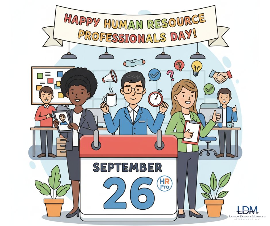 Here’s to all the HR pros making workplaces stronger, kinder, and more connected. 💼

Happy #HumanResourcesDay—and a special shoutout to our own HR Director at #LDMlaw. We’re grateful for everything you do. 👏
#ThankYouHR #PeopleFirst #TeamLDM