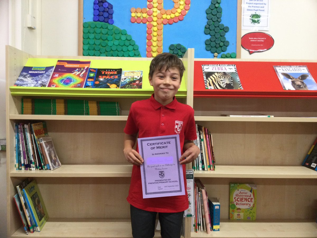 Pascal has earned the Merit Award for Class 6G for his great work in Pathways to Write sessions! 👍🏻⭐️😊📝