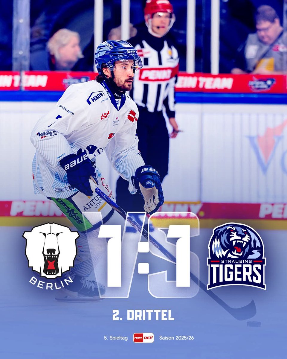1:1 nach 40 Minuten!

🥅 Fleischer

#tigershockey