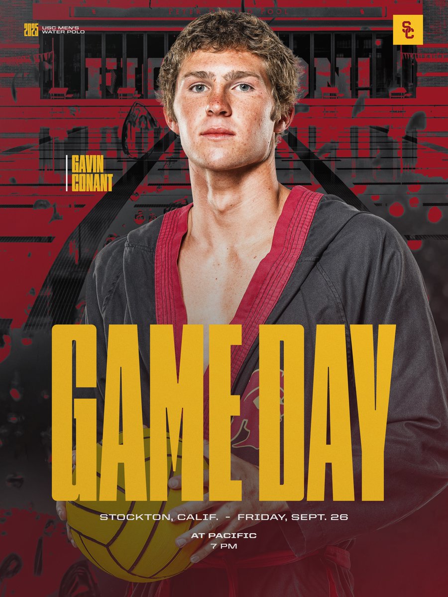 🧳 Nonconference business trip to NorCal 🧳
Trojans take on the Tigers tonight!
USC ⚔️ Pacific
📍: Stockton, Calif.
⏰: 7 p.m.
🖥️: espn.com/watch/
📊: thefosh.net
#FightOn ✌️