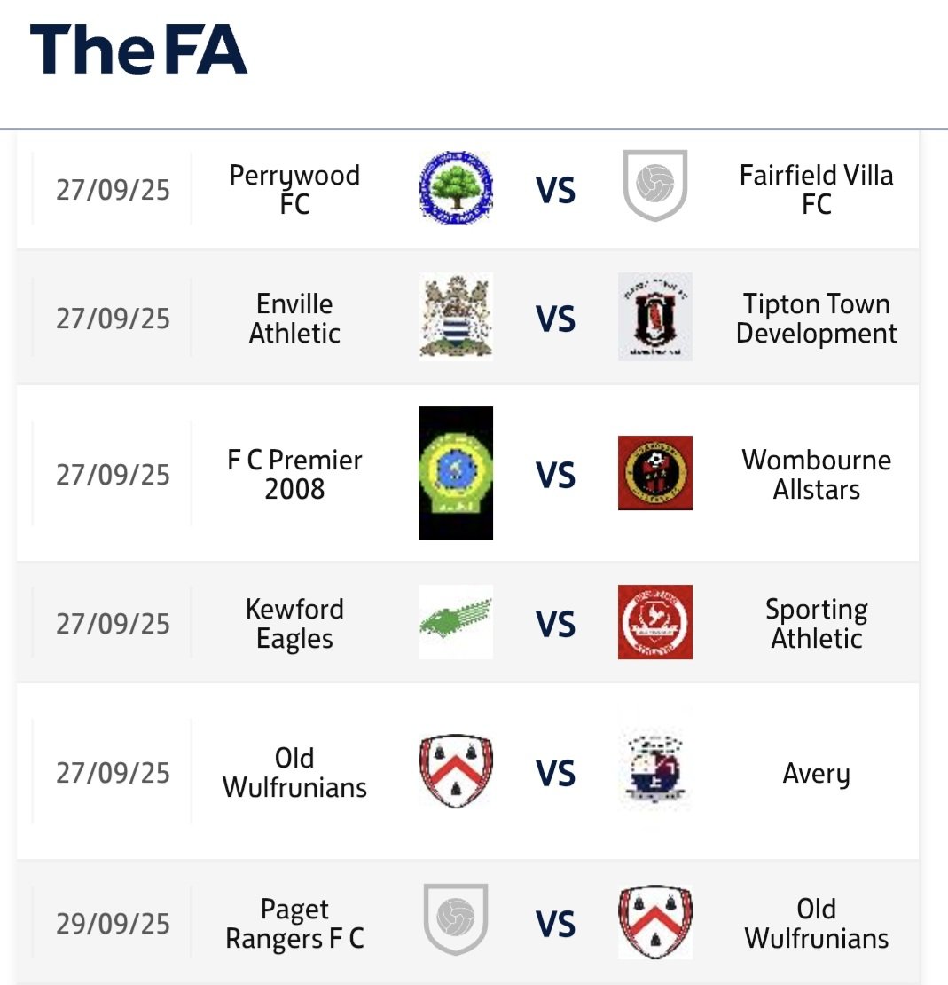 West Midlands (Regional) League (@wmrfl) on Twitter photo Tomorrow's <a href="/wmrfl/">West Midlands (Regional) League</a> Premier Division and Division 1 fixtures. ⬇️
With no top flight teams playing locally here’s the perfect opportunity to support your local Non League team. ⚽️⚽️
@Nonleague #WMRL Tomorrow's <a href="/wmrfl/">West Midlands (Regional) League</a> Premier Division and Division 1 fixtures. ⬇️
With no top flight teams playing locally here’s the perfect opportunity to support your local Non League team. ⚽️⚽️
@Nonleague #WMRL