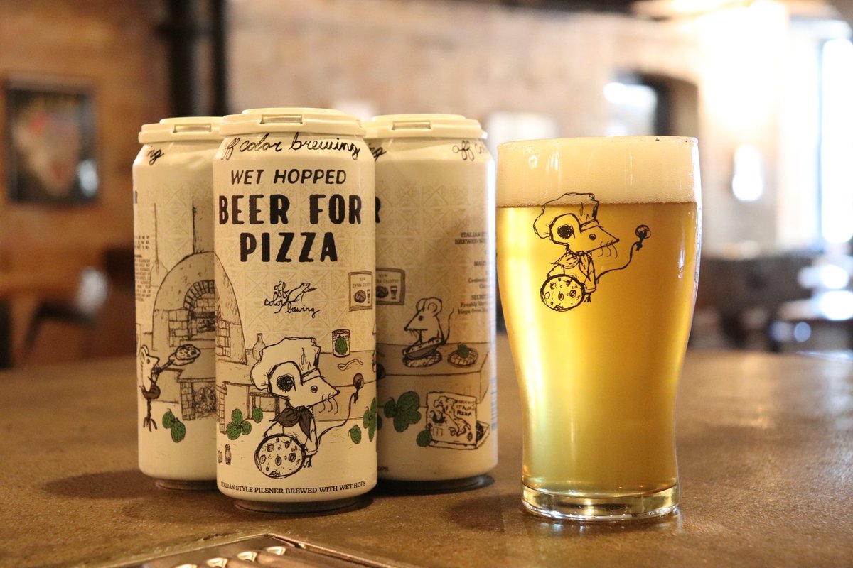 After a limited early release last weekend, Wet Hopped Beer for Pizza is back on draft and available to-go at the taproom. This seasonal riff on Crispy Beer for Pizza packs at extra punch of hoppiness from the Chinook wet hops from our friends at Hop Head Farms.