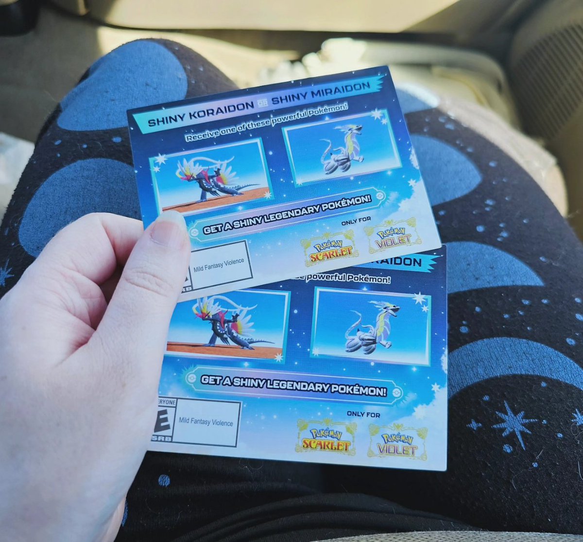 chrominius's tweet image. got my codes weee ✨️ #pokemonsv