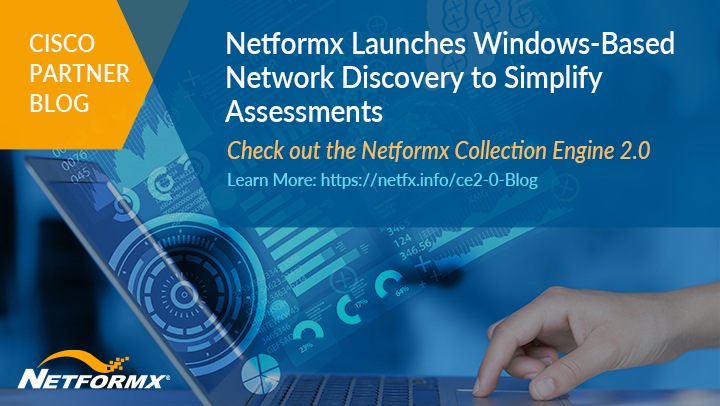 Netformx's tweet photo. New from @Netformx: Collection Engine 2.0 for Windows!
Simpler network discovery = broader adoption + faster sales for @CiscoPartners .
Read the blog by Mike Johnson https://t.co/QPSm0WkuRB
#Cisco #Netformx #NetworkDiscovery https://t.co/M4gddtXIGB