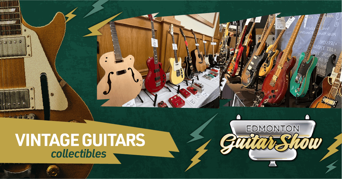 EdmGuitarShow's tweet photo. Edmonton Guitar Show. This Sunday, Sept 28th. Italian Cultural Centre.

We’re stoked for a massive show with vintage collectors with one-of-a-kind stuff you won’t see anywhere else - don’t miss these beauties!

Tickets are $10. Doors open at 10 AM. See you there! https://t.co/glgfabpIW1