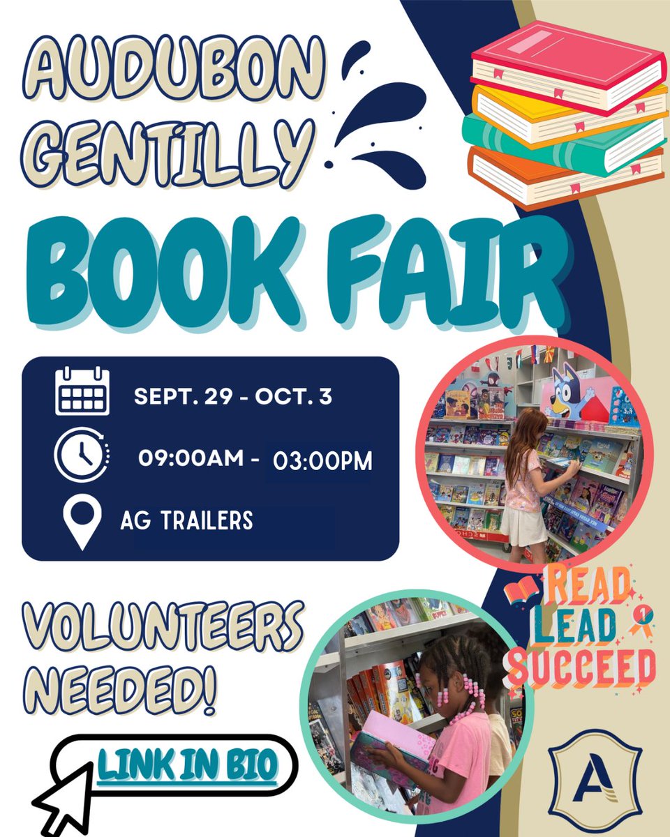 🎉 Happy National School Parent Group Day! 
Shoutout to our AG PTC for everything you do—from Trunk-or-Treat 🎃 to our weekly snack sales 🍪—we run smoother with your help! 

And don’t forget, our AG Book Fair &amp; Literacy Week is coming up next week, September 29th – October 3rd!