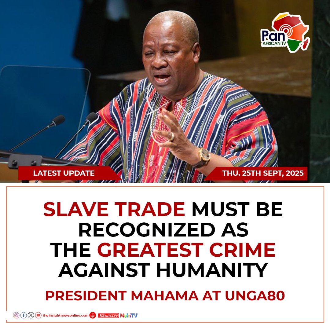 PanAfricanTv's tweet image. #reparations  #UNGA80