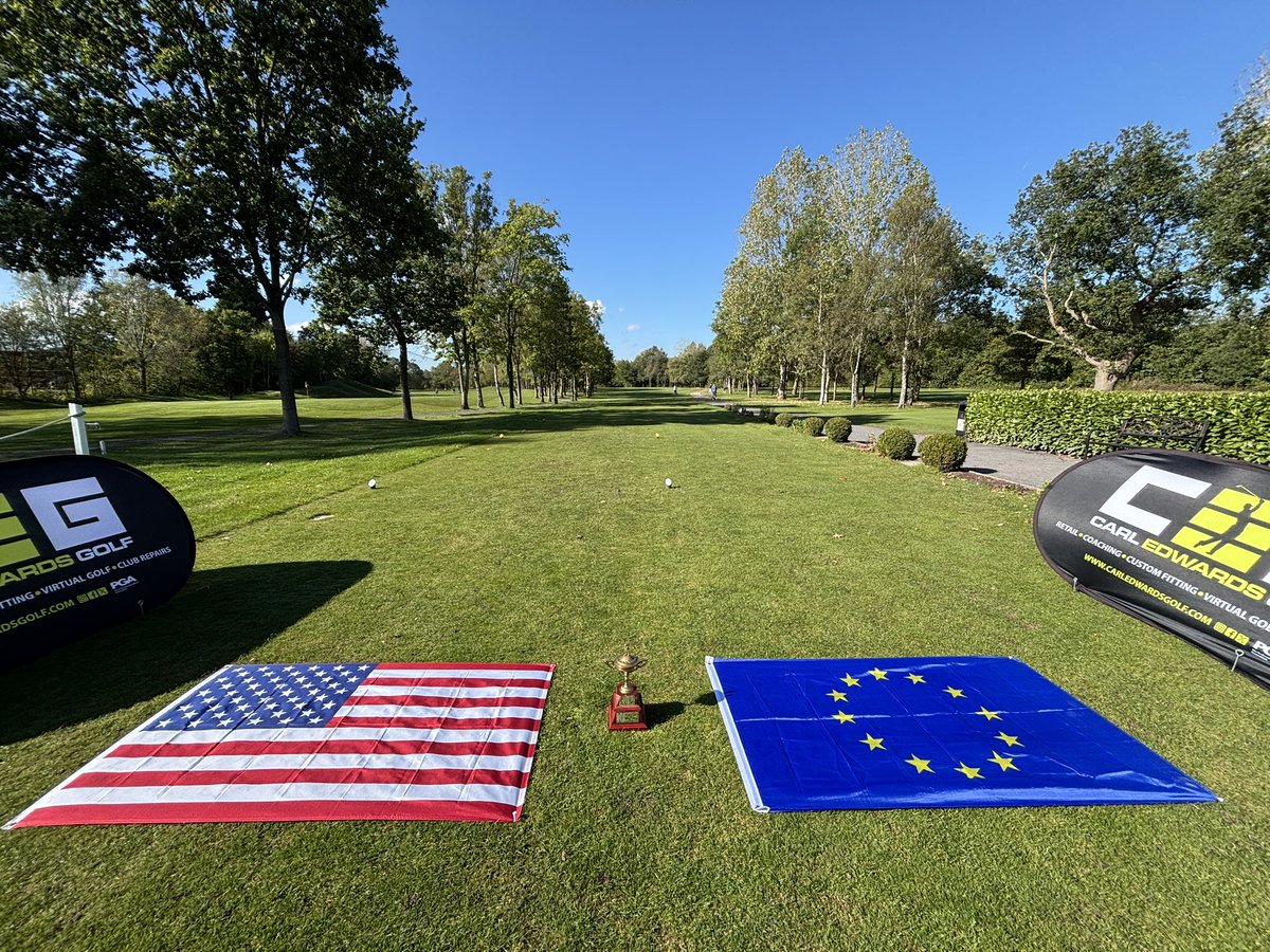 Today's  Ryder Cup Result <a href="/Birchwood1/">𝐁𝐢𝐫𝐜𝐡𝐰𝐨𝐨𝐝 𝐆𝐨𝐥𝐟 𝐂𝐥𝐮𝐛</a>
Europe (Mr Captain) 8.5
US (Mr Vice Captain) 6.5

1st  Steve Aspinall &amp; Yvonne Balfour  38pts
2nd Chris Genders &amp; Mo Taylor  36pts 
3rd  Gary Parsons &amp; Sue Harris  34 (CPO  18pts back 9)
1 x  2 today -  Steve Aspinall &amp; Yvonne Balfour on 10