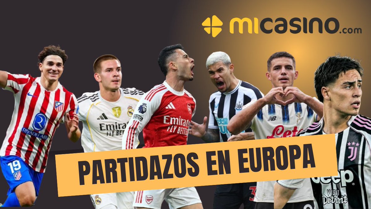Este fin de semana hay partidazos en las mejores ligas para apostar en <a href="/Micasinocom/">MiCasino.com | Apuestas deportivas</a>🤑(regístrate con mi código "EDUBET: micasino.com/register/?pc=E…)

Recomiendo meter tus fichas en el derby de Madrid y el Juve - Atalanta de mañana, y el Arsenal - Newcastle del domingo por la Premier!