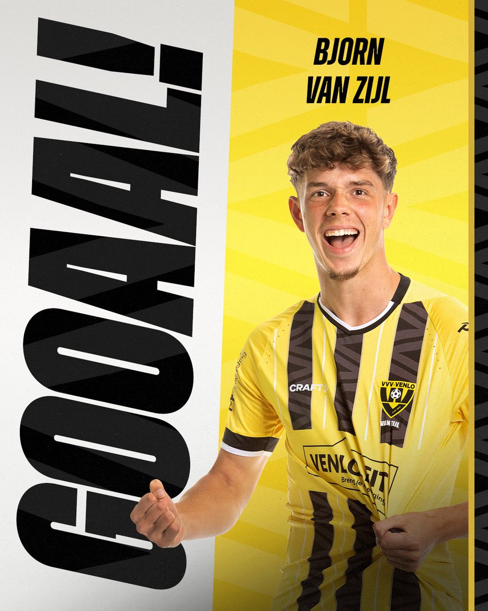 46. DOELPUNT VVV-VENLO!

Dat is nog eens een start van de tweede helft! Bjorn van Zijl lanceert zichzelf de zestien in en rondt uiterst koeltjes af: 1-2.

#JAJVVV | 1-2