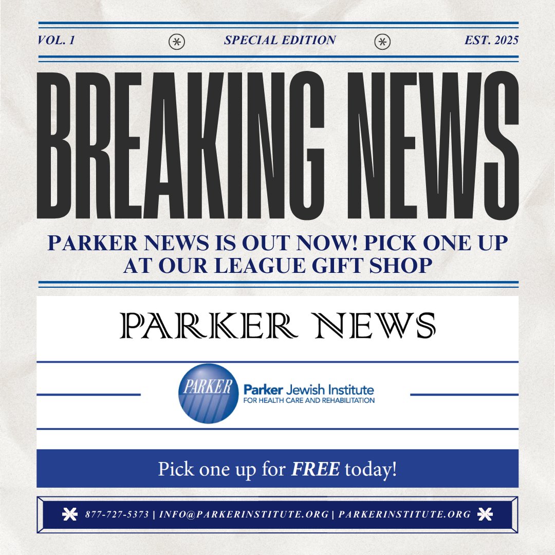 🔈📰 We are thrilled to launch Parker News – our very first newspaper written for and starring the people who make Parker so special: our residents 💙
From activities, celebrations and fashion, this newsletter is all about our community.
Grab your copy today! 🗞️