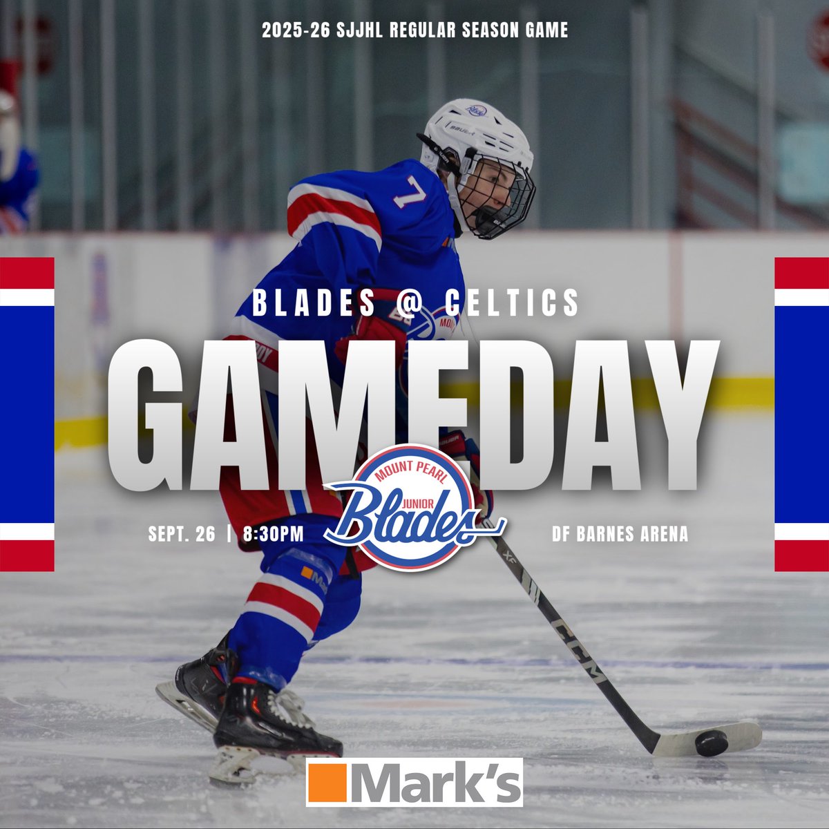 We’re on the road again, tonight taking on the Celtics at DF Barnes Arena.

Puck drop is at 8:30pm.