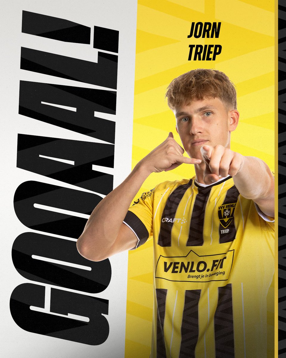 52. DOELPUNT VVV-VENLO!

En daar is nummer drie! Jorn Triep wordt uitstekend vrijgespeeld in de zestien en verdubbelt de marge razendsnel: 1-3.

#JAJVVV | 1-3