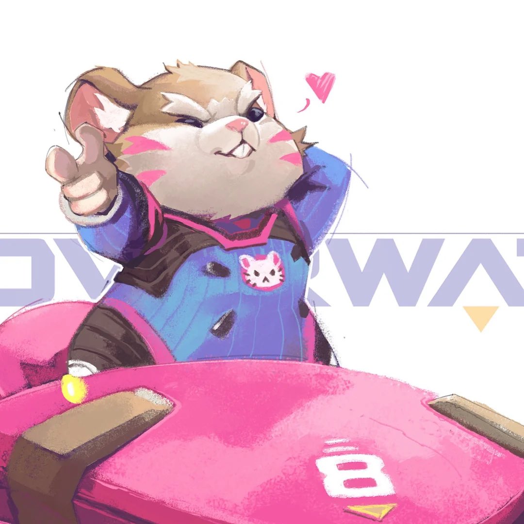 april fools where heroes dress as each other, imagine if ball was dressed as dva and said her lines?