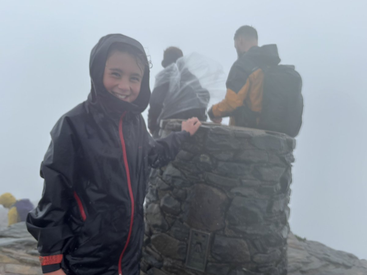 She did it! Our tenacious daughter conquered three mountains in three days in the wind and rain, to raise money for <a href="/StandAgainstMND/">Stand Against MND</a> . There’s still time to donate to this important cause. justgiving.com/page/welshpeak…