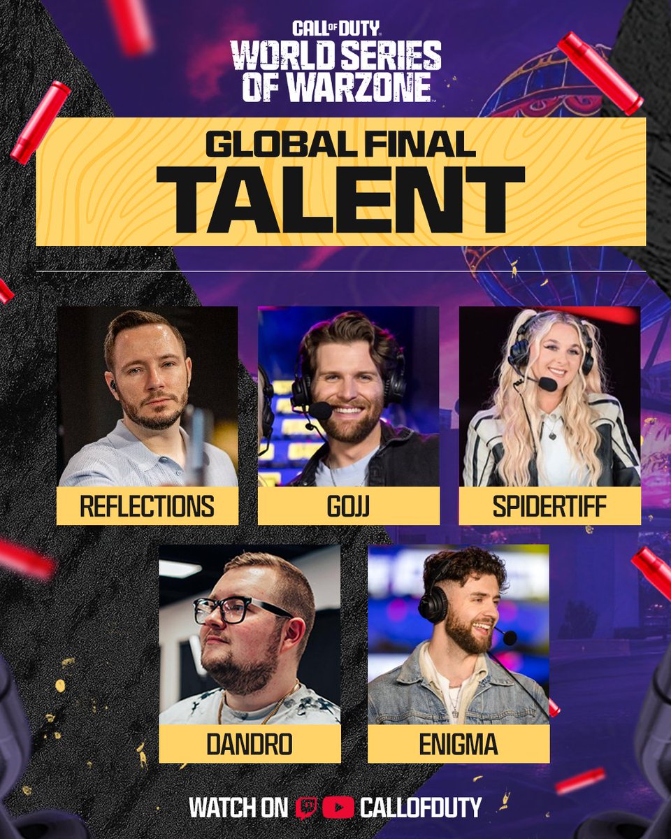 COD_Esports's tweet image. STACKED talent roster for the #WSOW Global Final 🤩