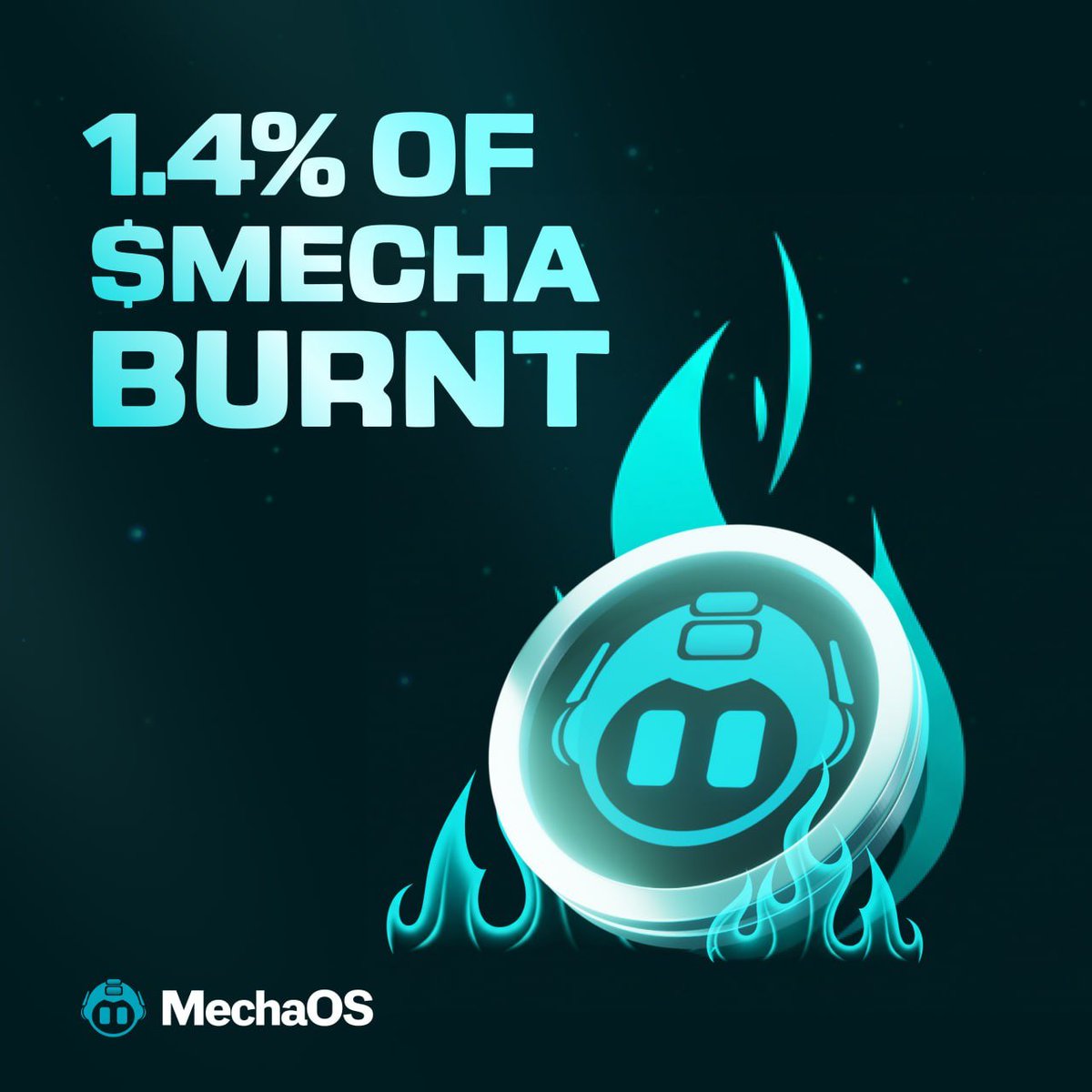 We’ve completed a  burn of 1.4% of the total supply, permanently removing these tokens from circulation.

This reduces overall supply and shows our commitment to keeping the ecosystem healthy and sustainable.
It’s one of the ways we’re aligning the project’s growth with the