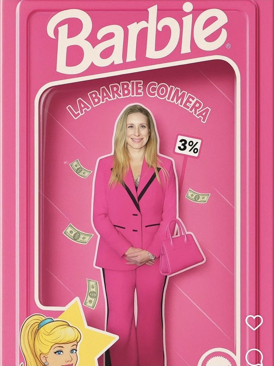 PERIODlSTAPERON's tweet image. JAJAJAJAAJAJA LA BARBIE COIMERA ME MUERO