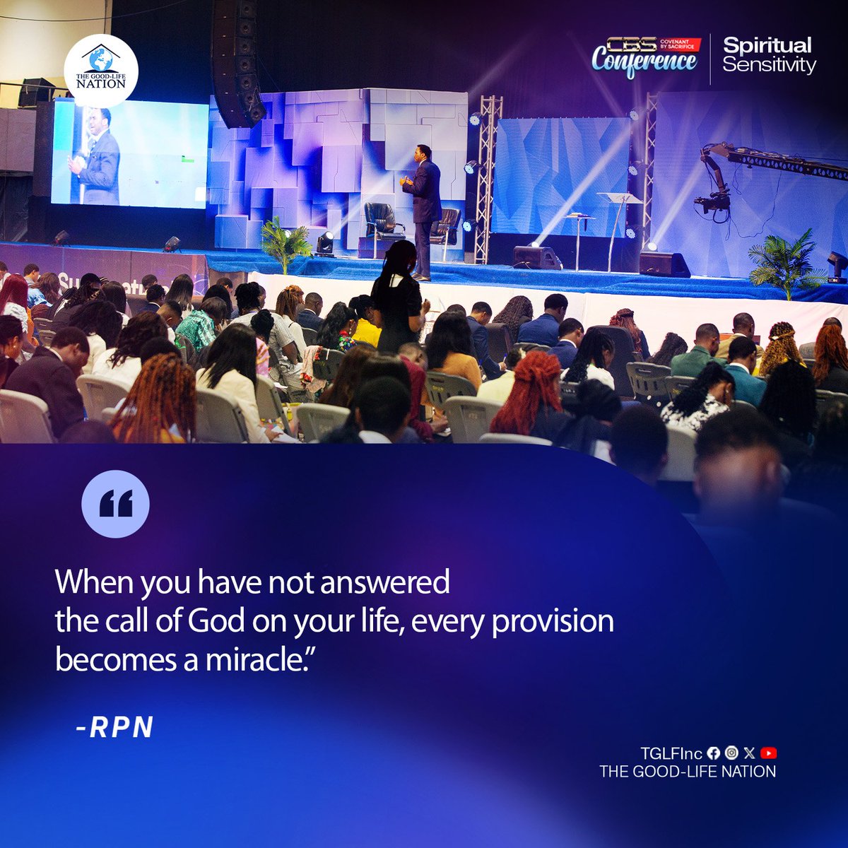 When you have not answered the call of God on your life, every provision becomes a miracle. -RPN 

#RPN 

#APeopleCome