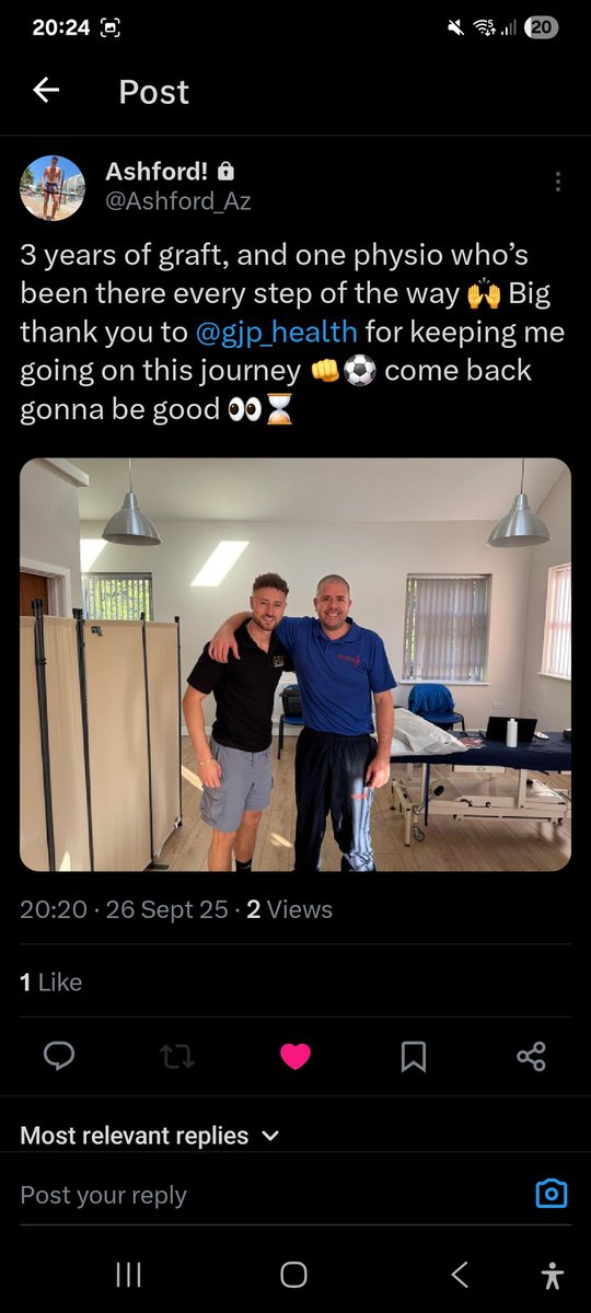 So happy to help! Get in touch for any sporting/football physio needs.