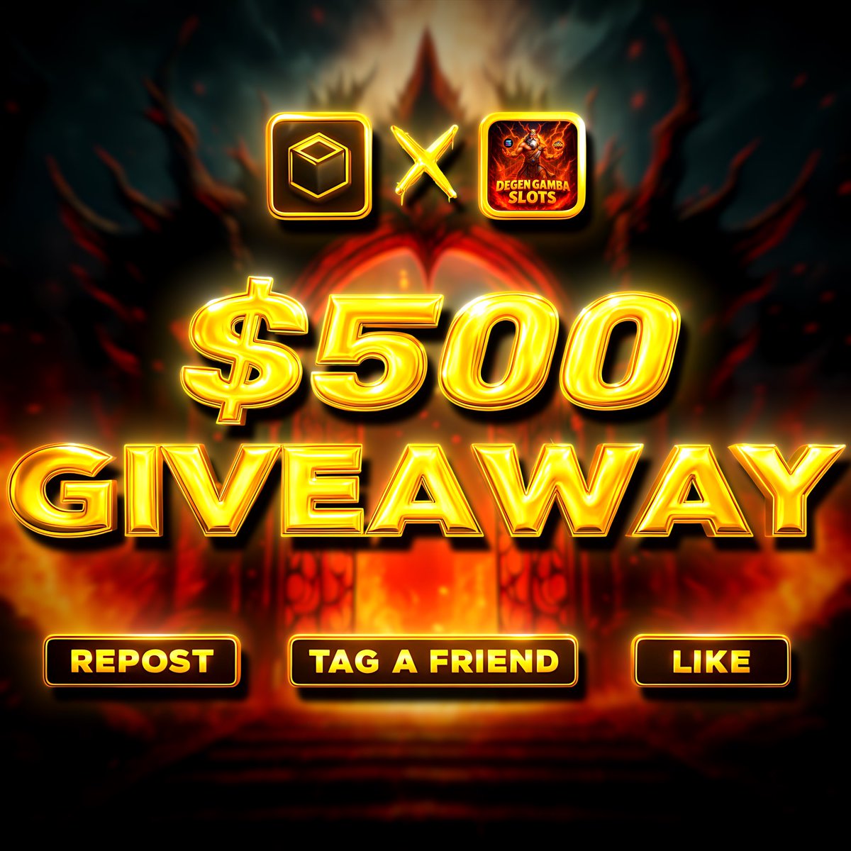 RubixRefs (@rubixrefs) on Twitter photo 🔥$500 Giveaway for 5 winners!
☑️Repost & Like
☑️Follow me & <a href="/DegenGambaSlots/">DegenGambaSlots</a>
☑️Tag Friends
Ends in 5 days, Goodluck!🤑 🔥$500 Giveaway for 5 winners!
☑️Repost & Like
☑️Follow me & <a href="/DegenGambaSlots/">DegenGambaSlots</a>
☑️Tag Friends
Ends in 5 days, Goodluck!🤑