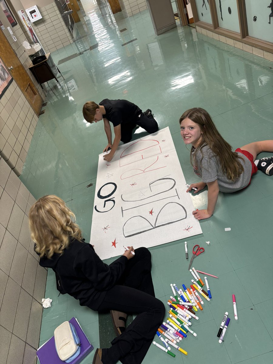 MathWithMsBretz's tweet image. 7th graders took 3rd in their 1st pep rally! Not too shabby for a first time around- awesome work and cheering 📣