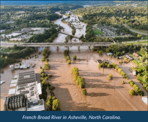 weatherTAP's tweet image. 1 year ago, Hurricane Helene made landfall in FL as a Cat 4. It moved inland and unleashed a once in a 1000 yr rain causing flooding across western NC and eastern TN.

Today, we remember the power of this devastating storm and the lives lost. #HurricaneHelene #onthisday #flooding