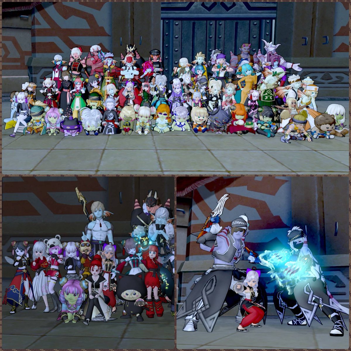 今日は #職コレDQX に参加してきたよ🌟
最近仕事が忙しいから行けるか心配だったけど元気出して行ってきた！💪💨
ｵﾘｼﾞﾅﾙな感じだったり、ｵｰｿﾄﾞｯｸｽなものでも自分の色を出してたりで色々な武闘家さんに出会えるｲﾍﾞだったよ✨✨
お写真ありがとでしたー🥰💕