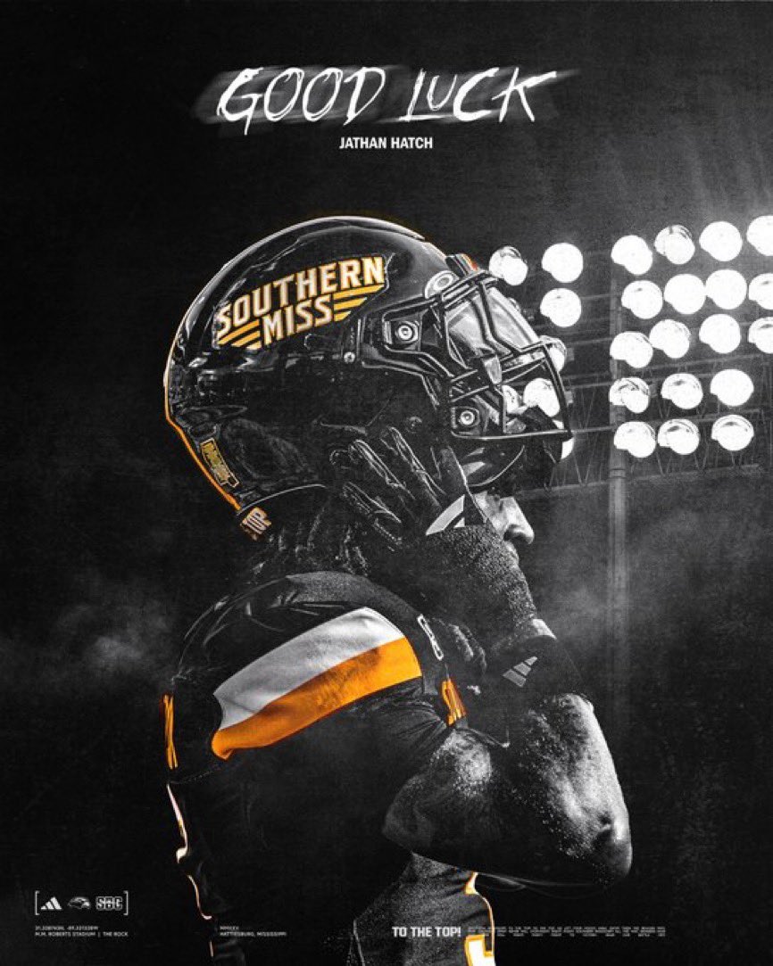jathan_hatch's tweet image. Love @SouthernMissFB