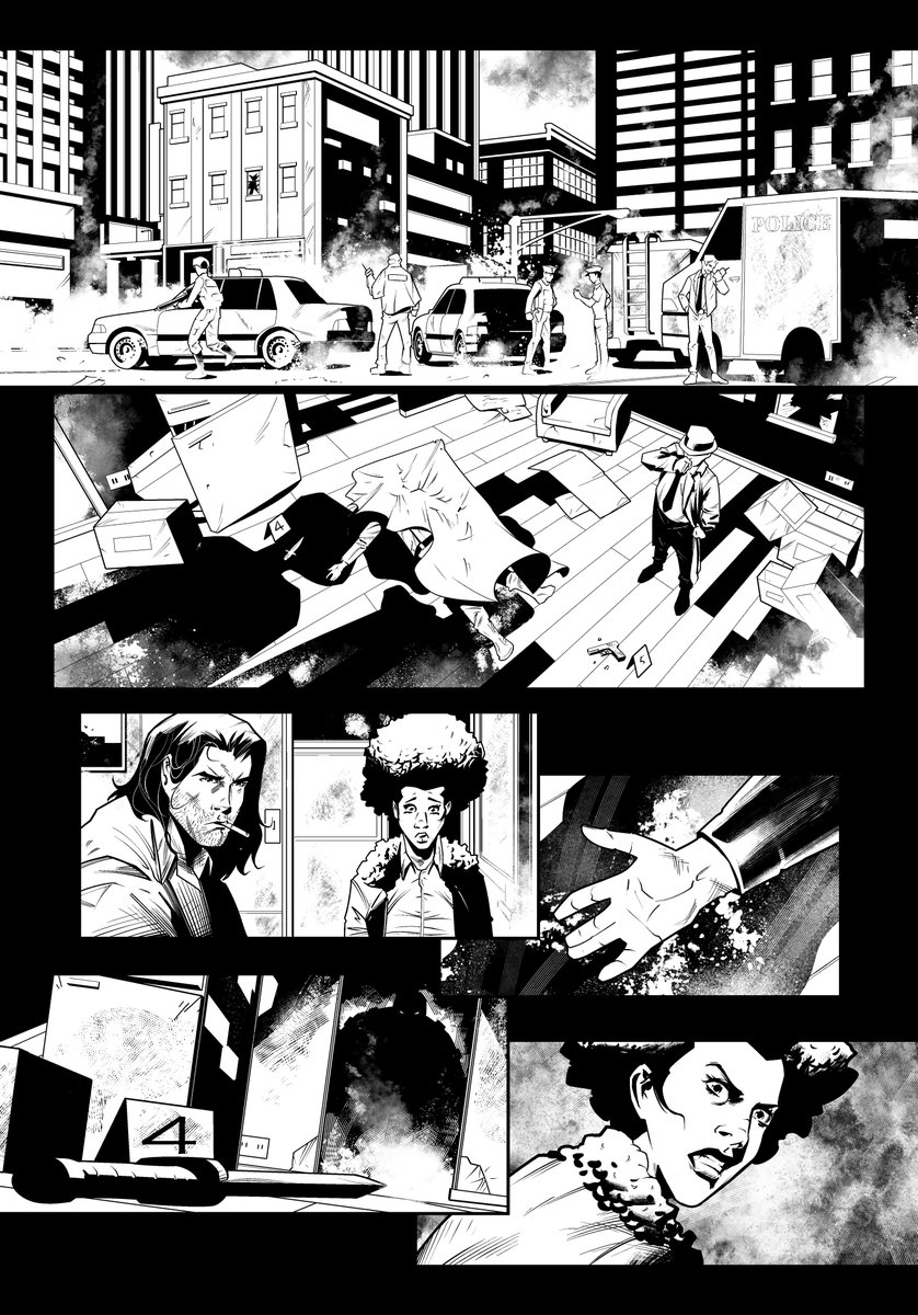 dcechov_art's tweet image. Mad Cave Talent search ‘25 
Pages 1&amp;amp;2
#madcave #ComicArt #inks