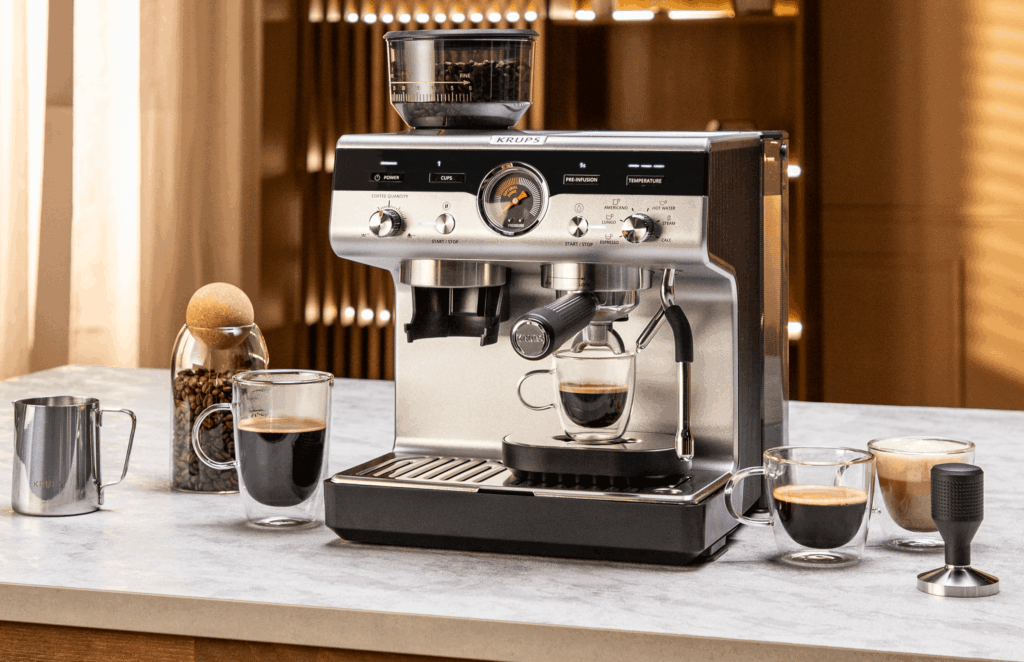 koffiegek's tweet photo. Krups Precision: de perfecte “pistonmachine” voor thuis (zonder hefboom) https://t.co/BcsLRPCLz5 #barista #koffiegek #koffie https://t.co/SXGprY5ufV
