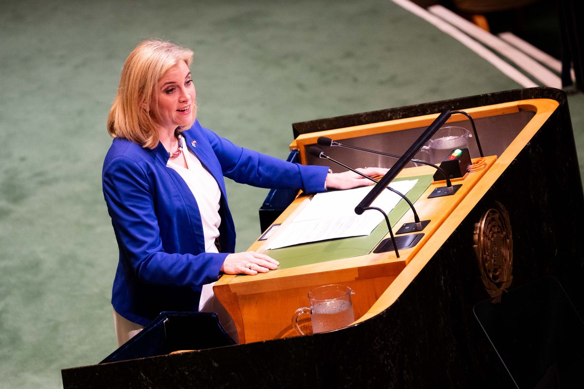 FM <a href="/BMeinl/">Beate Meinl-Reisinger</a> before the UNGA: “It’s not just about us, but the generations after us. Only cooperation and solidarity create security.” Marking 70 years of Austria's UN membership, she underlined the importance of international law—especially for countries of Austria’s size. #UNGA80