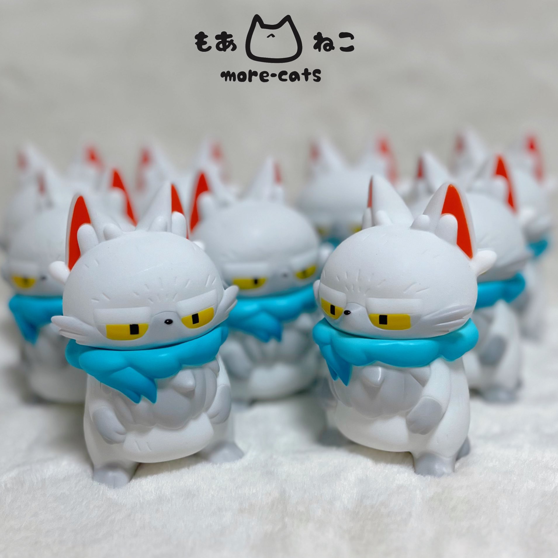 more-cats もあねこ ハイロ あいす 蓄光 ソフビ more-cats ニャンフェスL19-20 (@morecats4) / X