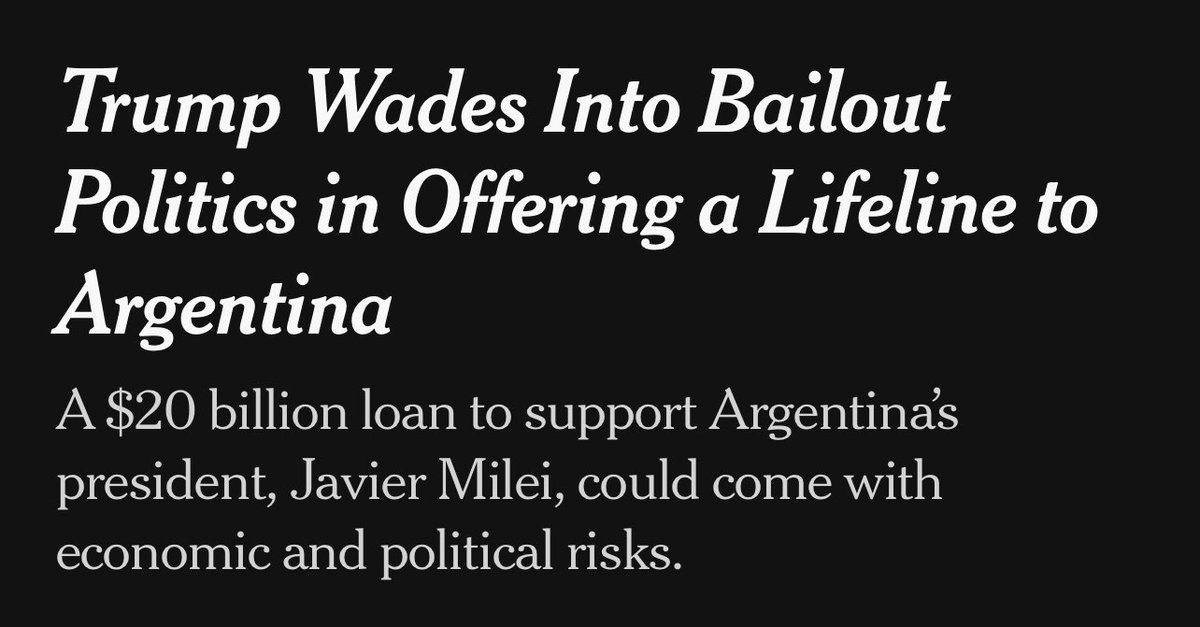 Brilliant businessman strikes again: Decides to give pile of cash to his friend in Argentina instead of helping Americans with their health care costs.