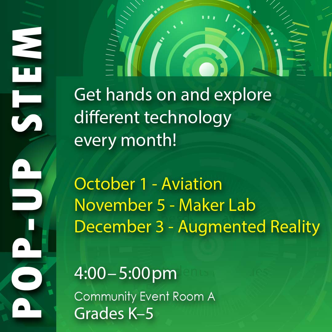 friscolibrary's tweet image. ✈️ Join us for hands-on tech fun every month at the library!

📅 Wednesday, October 1 | 4:00–5:00 PM
🎯 Theme: Aviation
📍 For students in grades K–5

Come explore, learn, and have fun!
bit.ly/4pIAjUA

#STEMfun #AviationAdventures #STEMEvent #AviationForKids