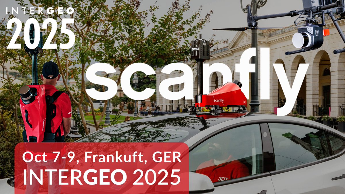 scanfly3dt's tweet image. If you&apos;re seeking a faster, more precise, and efficient way to gather geospatial data, Scanfly is the answer.
See Scanfly at INTERGEO in Frankfurt, Oct 7-9, Hall 12, Booth 1D001.  #MobileMapping #LiDAR #Interget

Request your ticket: scanfly.it/scanfly-at-int…