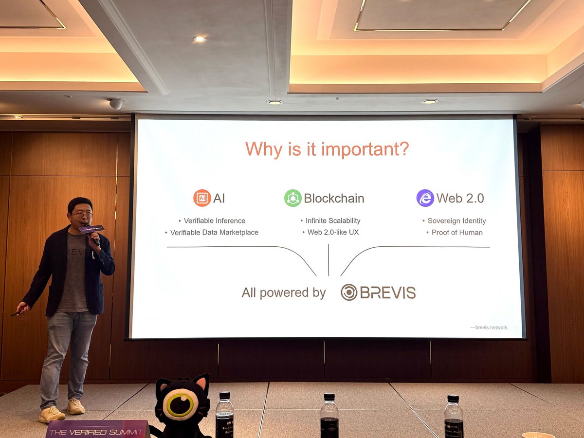 0xjezonic's tweet image. Why does Brevis matter in Web3?

Because it fixes a huge gap in blockchains today
They can’t easily use historical data, talk across chains, or scale without trade offs.