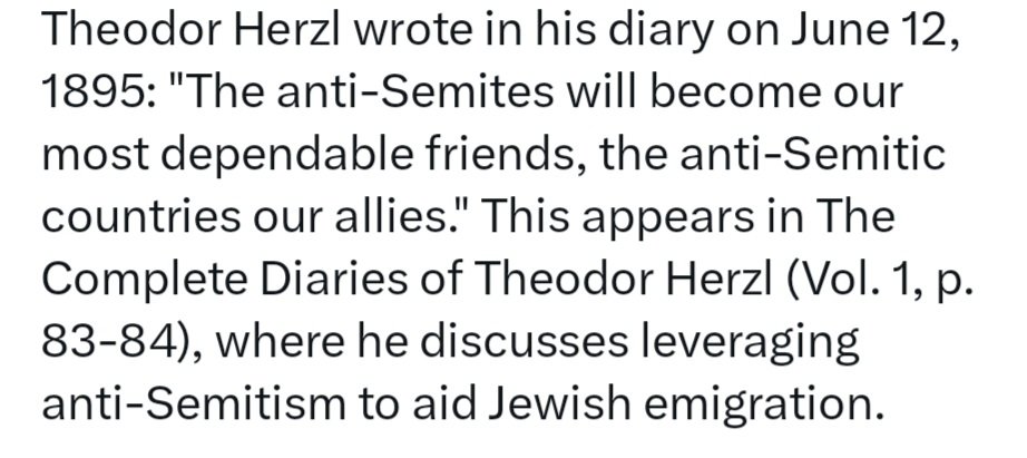 The modern zionist movement have used torah observant Jews as a shield to hide behind from it's inception. Jews who say they are Jews but are not, hiding behind Jews who say they are Jews and are. It's the perfect ruse. 

I wonder if Jesus mentioned these people at all?