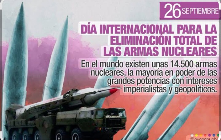 Que sea un motivo,para que en la ONU, todas las Naciones levanten la voz para que no  únicamente sean las Armas Nucleares,para que se eliminen todo tipo de violaciones a la autonomía  de los países,y respeto de sus Ciudadanos .Palestina y todas las Naciones Libres y Soberanas.