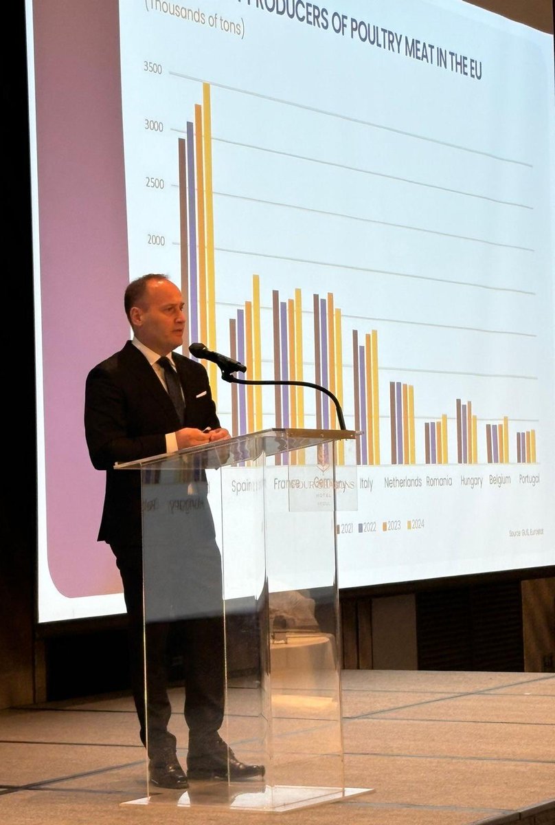 Podczas Forum Biznesowego Polska-Korea 2025 Prezes Krajowej Rady Drobiarstwa - Izby Gospodarczej, Dariusz Goszczyński, wygłosił prezentację na temat potencjału polskiego sektora drobiarskiego. W swoim wystąpieniu przedstawił kluczowe atuty branży, podkreślając