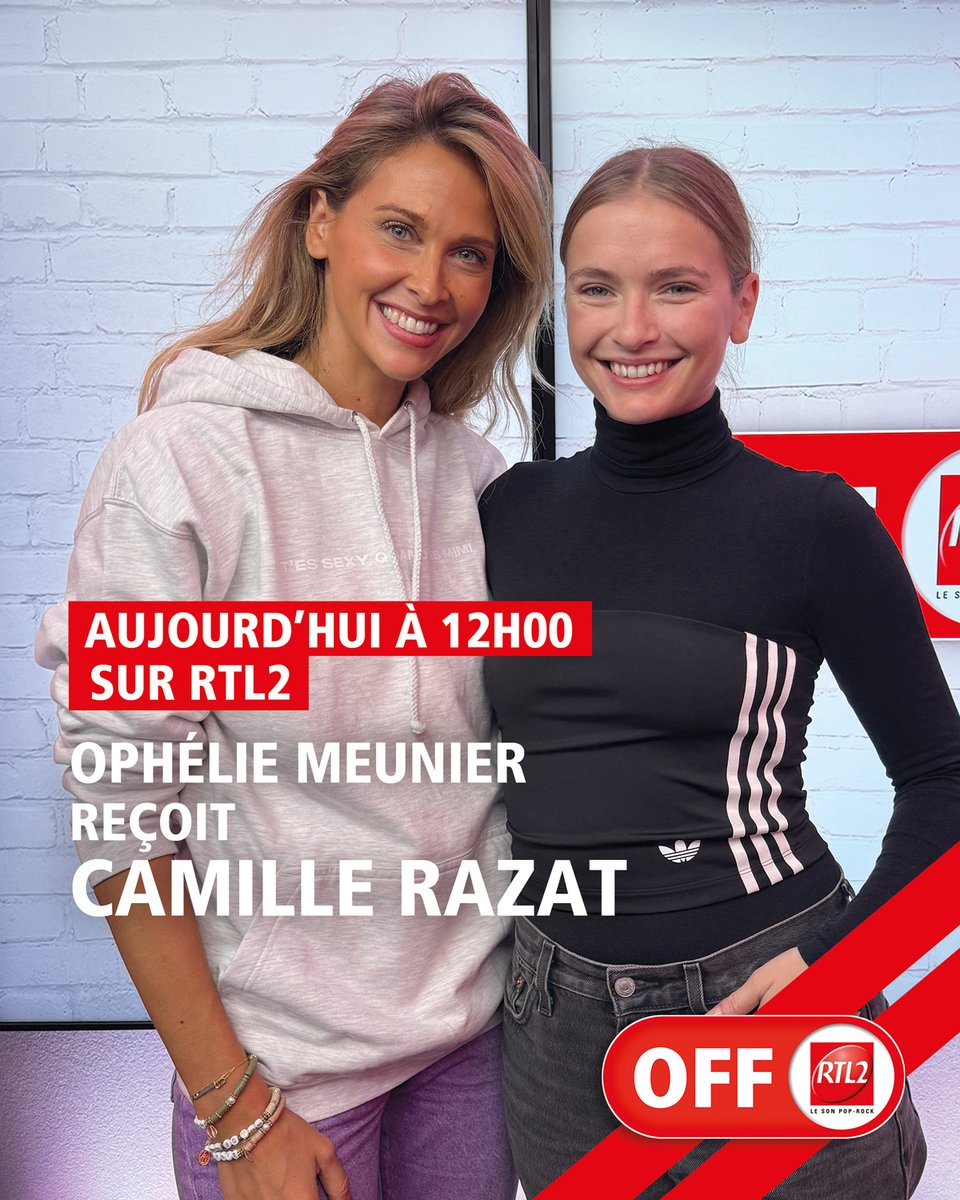 Ophélie Meunier reçoit Camille Razat dans OFF ! Rendez-vous dès maintenant sur RTL2 ❤️