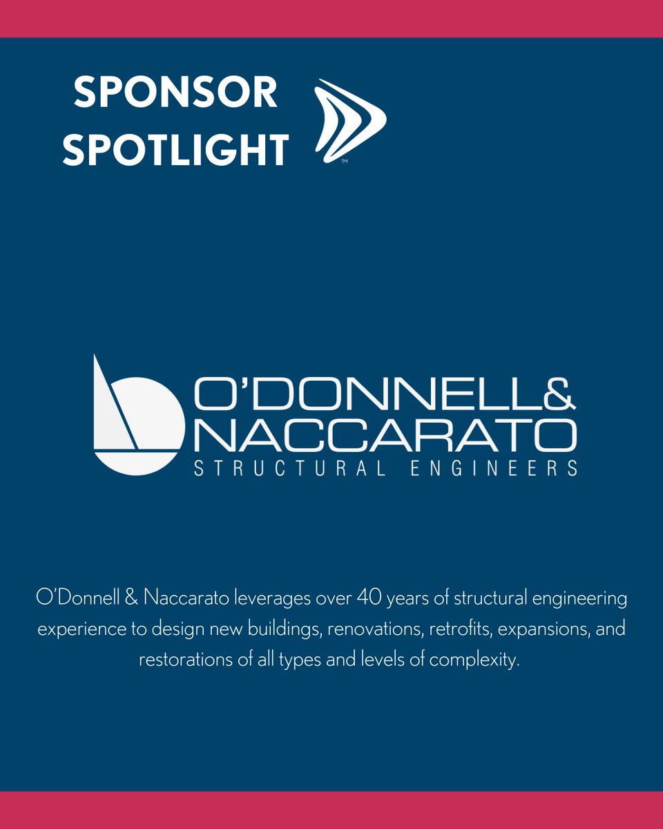 Thank you to this week's #SponsorSpotlight, <a href="/oandn/">O'Donnell & Naccarato</a>, whose engineering experience is diverse in scope and spans every major vertical construction sector.  #GreaterWithCREW #GreaterMeansAll