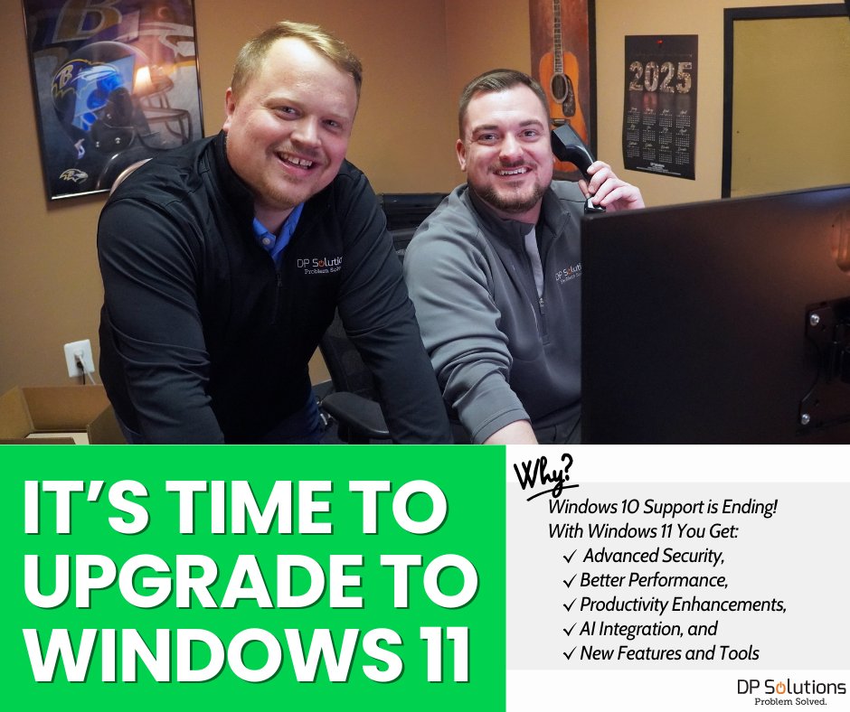 dpsolutions_MD's tweet image. 📢 Windows 10 is on its way out like last season&apos;s shoes... it&apos;s time for an upgrade!
Make sure to upgrade to Windows 11 before October 14 and get advanced security, better performance, and AI integration.
Learn more: hubs.la/Q03L30c90
@Microsoft #Windows11 #techsupport
