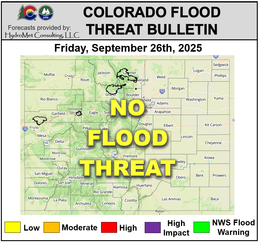 Colorado Flood Threat Bulletin tweet media