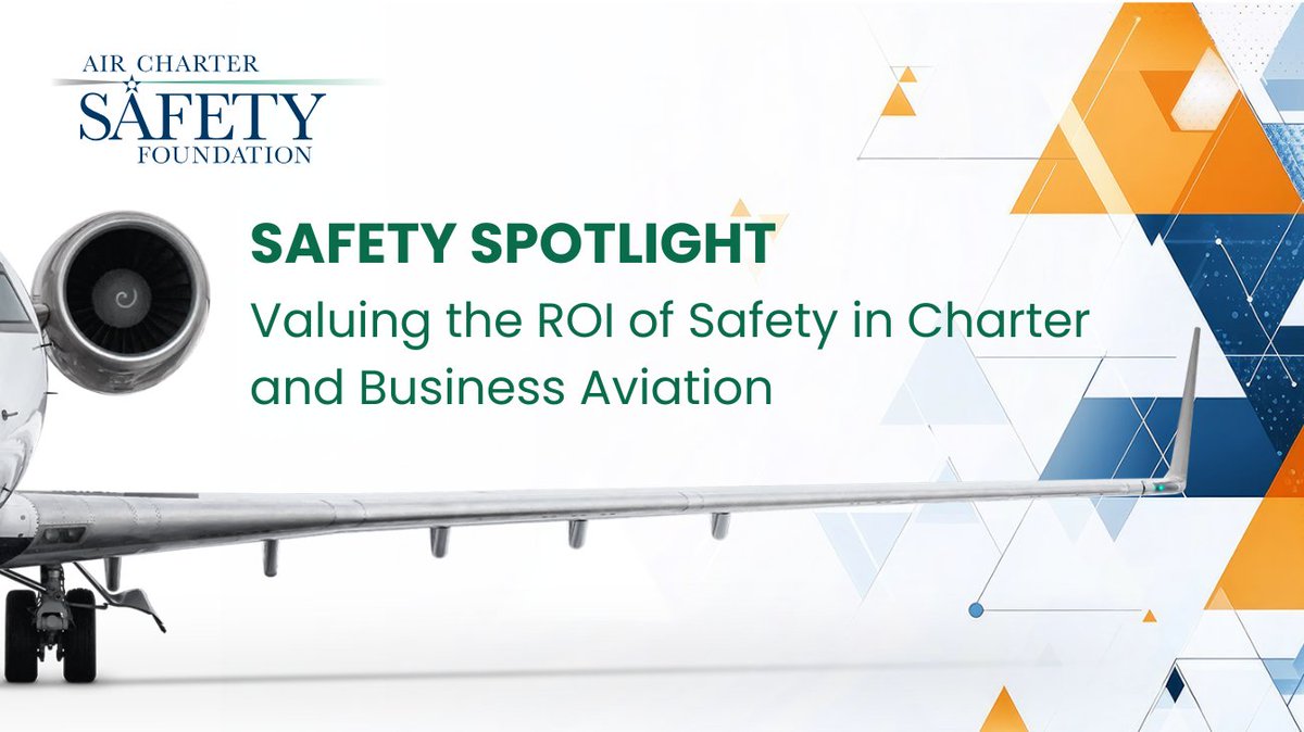 ✈️ Safety isn’t a cost—it’s an investment.

This month’s Safety Spotlight explores the ROI of safety in business aviation: fewer disruptions, stronger client trust, and long-term value.

🔗bit.ly/4gRnAv2
#ACSF #SafetySpotlight #AviationSafety